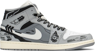 에어 조던 1 미드 '설 선물 회색' (커스텀) 554724-135(TeamA-AJM男机械S-BOX) Lookbook 에어 조던 1 미드 '설 선물 회색' (커스텀) 554724-135(TeamA-AJM男机械S-BOX)