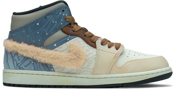 에어 조던 1 미드 '강산' (커스텀) 554724-170(TeamA-黄男山卡其S-BOX) Lookbook 에어 조던 1 미드 '강산' (커스텀) 554724-170(TeamA-黄男山卡其S-BOX)