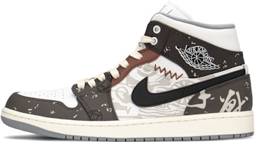 Jordan 1 Mid "Año Nuevo Chino" Negro Blanco Marrón 554724-135(TeamA-AJ男除夕年兽S-BOX) Buy Jordan 1 Mid "Año Nuevo Chino" Negro Blanco Marrón 554724-135(TeamA-AJ男除夕年兽S-BOX)