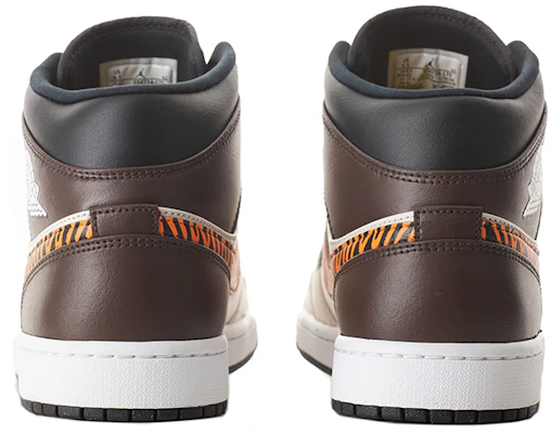 에어 조던 1 미드 '설날 호랑이 위장' (커스텀 슈즈) 554724-170(TeamA-AJ1男虎年虎纹做旧棕橙) Details for 에어 조던 1 미드 '설날 호랑이 위장' (커스텀 슈즈) 554724-170(TeamA-AJ1男虎年虎纹做旧棕橙)