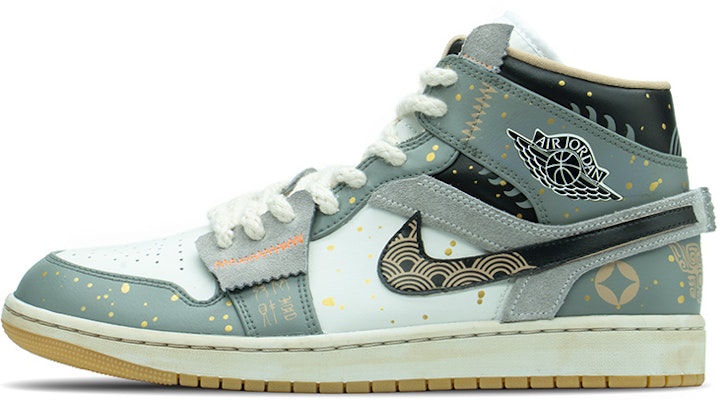 에어 조던 1 미드 'CNY 호랑이 회백' (Custom) 554724-271(TeamA-恭喜发财S-BOX) Order 에어 조던 1 미드 'CNY 호랑이 회백' (Custom) 554724-271(TeamA-恭喜发财S-BOX)