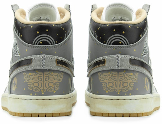 에어 조던 1 미드 'CNY 호랑이 회백' (Custom) 554724-271(TeamA-恭喜发财S-BOX) Details for 에어 조던 1 미드 'CNY 호랑이 회백' (Custom) 554724-271(TeamA-恭喜发财S-BOX)