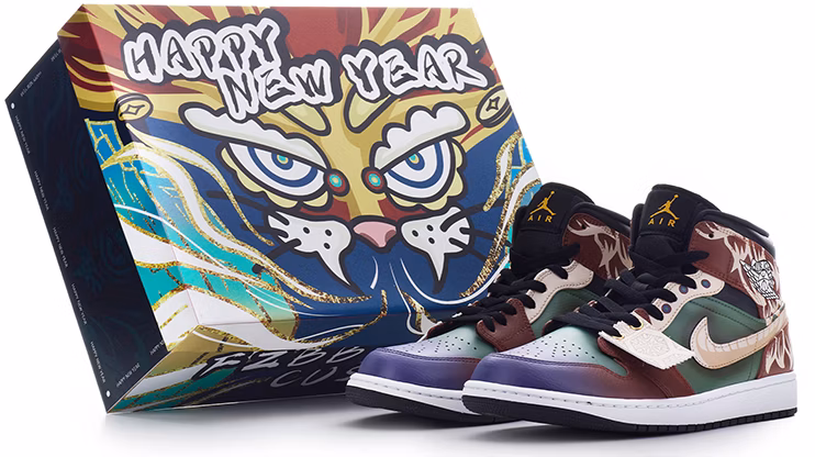 custom-shoes-air-jordan-1-mid-cny-wake-lion-gradient