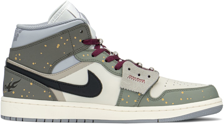 カスタムAJ1 Mid "CNY 白緑" 554724-135(TeamA-AJ绿如意男S-BOX) Order カスタムAJ1 Mid "CNY 白緑" 554724-135(TeamA-AJ绿如意男S-BOX)