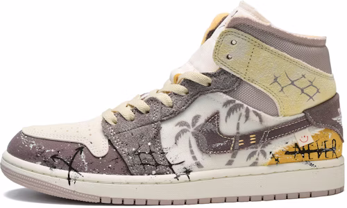 カスタムAJ1ミッド "ココナッツハワイ" (赤白黄) DM9652-102(TeamE-男款椰子树红白黄) Buy カスタムAJ1ミッド "ココナッツハワイ" (赤白黄) DM9652-102(TeamE-男款椰子树红白黄)