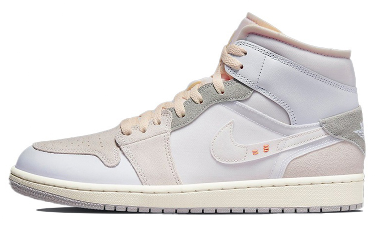 Details for 커스텀 에어 조던 1 미드 '코코넛 아일랜드 타로 그라피티' (79 characters) DM9652-100(Team31-男款椰岛香芋)