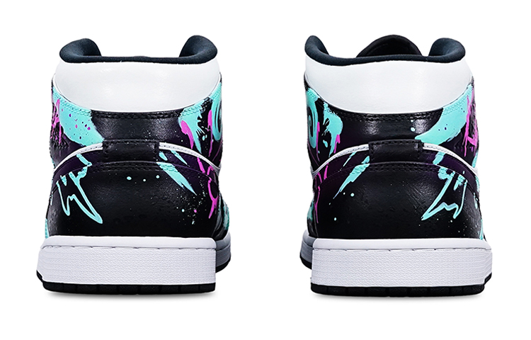 Shop カスタムAJ1ミッド「クールサマーアカリ」 554725-132(Teamone-女款KDA阿卡丽)