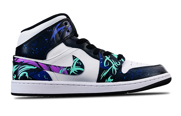 Order カスタムAJ1ミッド”クールサマーLOLアカリ” 554725-132(Teamone-女款阿卡丽)