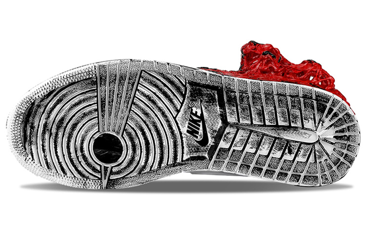 Purchase Zapatillas Air Jordan 1 Mid "Cthulhu Abhoth" 554724-136(TeamY-克苏鲁神话黑红)