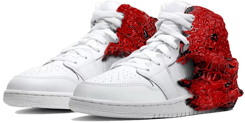 Zapatillas Air Jordan 1 Mid "Cthulhu" Rojo/Negro/Blanco 554725-126(TeamY-女款克苏鲁神话黑红) Lookbook Zapatillas Air Jordan 1 Mid "Cthulhu" Rojo/Negro/Blanco 554725-126(TeamY-女款克苏鲁神话黑红)