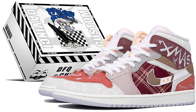 custom-shoes-air-jordan-1-mid-custom-christmas-apple