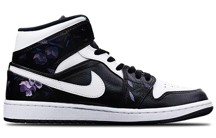 Order 에어 조던 1 미드 '사이버 게이밍 퍼플' (커스텀) 554724-132(Teamone-AJ男款寒潭)