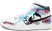 Buy Zapatillas personalizadas Air Jordan 1 Mid 'Cyber Graffiti Azul Púrpura' 554724-135(Team39-AMY118赛博)