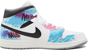 Zapatillas personalizadas Air Jordan 1 Mid 'Cyber Graffiti Azul Púrpura' 554724-135(Team39-AMY118赛博) Order Zapatillas personalizadas Air Jordan 1 Mid 'Cyber Graffiti Azul Púrpura' 554724-135(Team39-AMY118赛博)