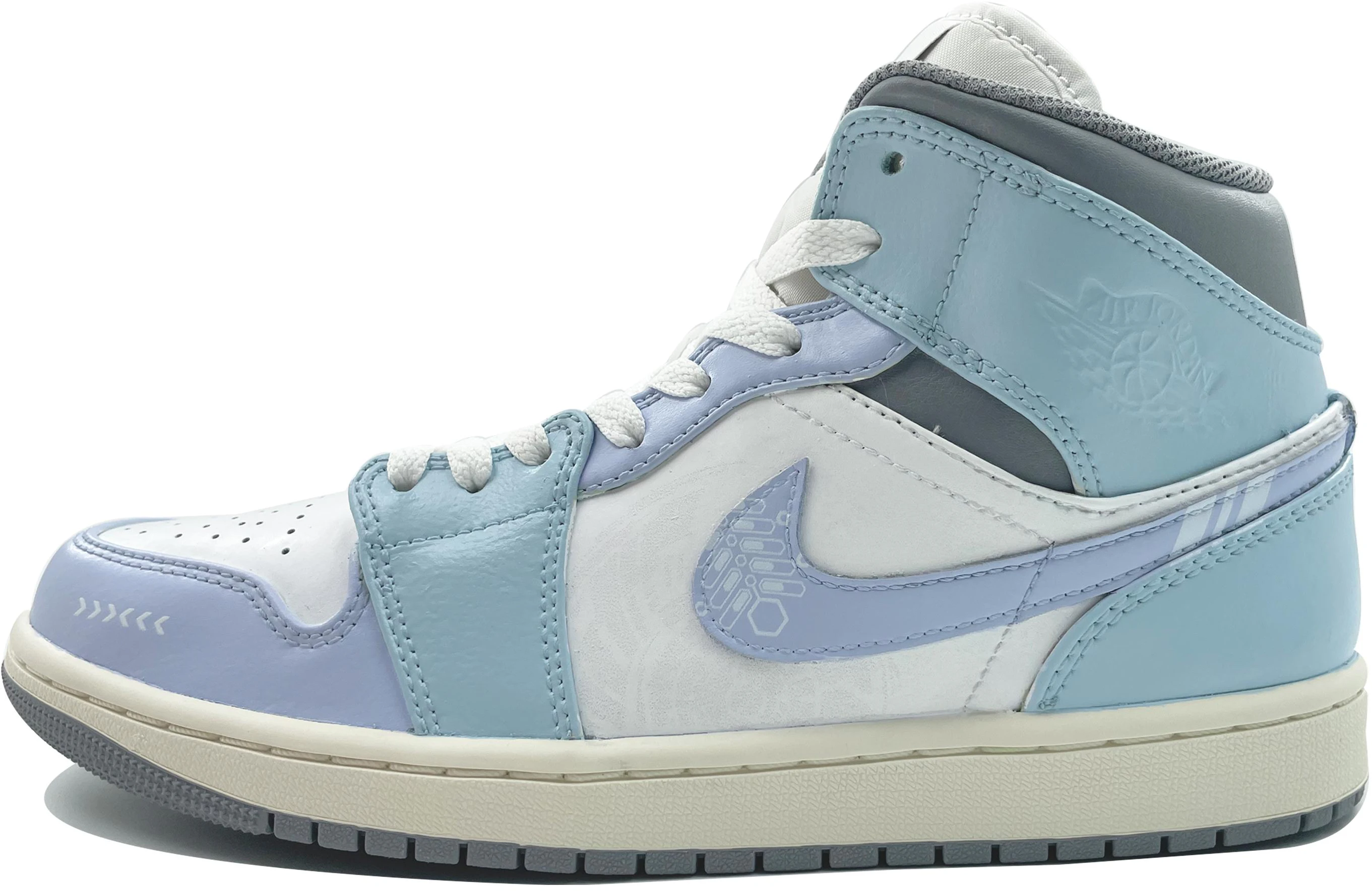 custom-shoes-air-jordan-1-mid-cyber-mechanic-blue-white