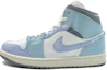 Buy 커스텀 에어 조던 1 미드 '사이버 메카닉 블루 화이트' 554724-135(Team113-赛博机械)