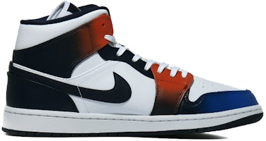 【訂製球鞋】Jordan Air Jordan 1 Mid 網路·青花磁 東方夢幻 中筒 復古籃球鞋 男款 黑白藍 Order 【訂製球鞋】Jordan Air Jordan 1 Mid 網路·青花磁 東方夢幻 中筒 復古籃球鞋 男款 黑白藍