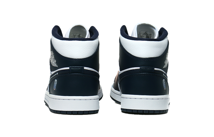 Purchase 에어 조던 1 미드 '사이버 도자기' (커스텀) 554724-174(Team10-东方幻想)