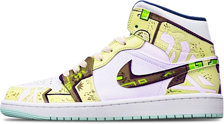 Zapatillas Air Jordan 1 Mid 'Cyberpunk Gundam Amarillo Desgastado' 554724-413(TeamT-战损机械沙漠黄S-BOX) Buy Zapatillas Air Jordan 1 Mid 'Cyberpunk Gundam Amarillo Desgastado' 554724-413(TeamT-战损机械沙漠黄S-BOX)