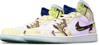 Lookbook Zapatillas Air Jordan 1 Mid 'Cyberpunk Gundam Amarillo Desgastado' 554724-413(TeamT-战损机械沙漠黄S-BOX)