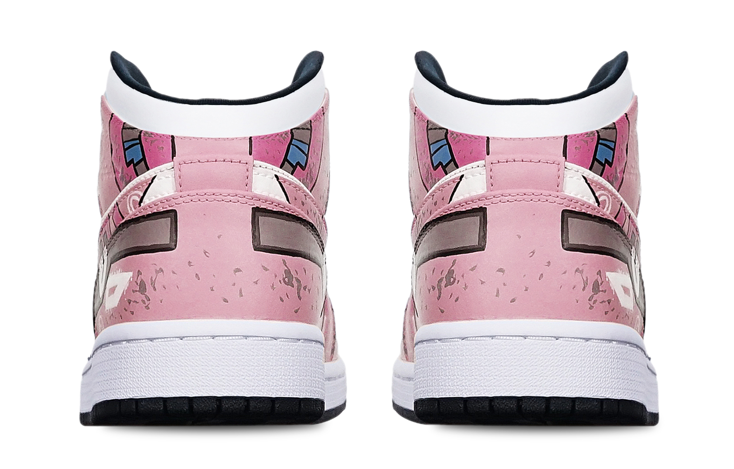 Purchase 【定制球鞋】 乔丹 Air Jordan 1 Mid 机械赛博朋克 战损高达风 限量特殊鞋盒 中帮 复古篮球鞋 GS 藕白