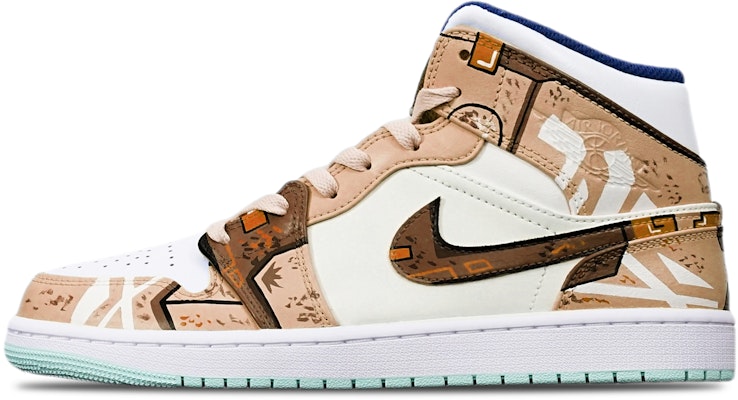 에어 조던 1 미드 '사이버펑크 블루 민트' (커스텀) 554725-413(TeamT-战损卡其白女S-BOX) Buy 에어 조던 1 미드 '사이버펑크 블루 민트' (커스텀) 554725-413(TeamT-战损卡其白女S-BOX)