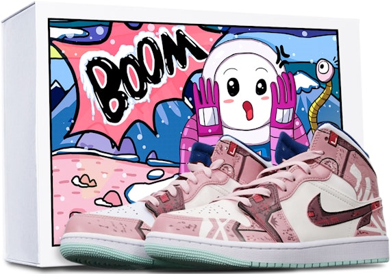 커스텀 에어 조던 1 미드 '사이버펑크 건담' (or '사이버펑크 메카') 554725-413(TeamT-战损藕白女S-BOX) Buy 커스텀 에어 조던 1 미드 '사이버펑크 건담' (or '사이버펑크 메카') 554725-413(TeamT-战损藕白女S-BOX)
