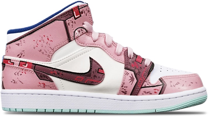 커스텀 에어 조던 1 미드 '사이버펑크 건담' (or '사이버펑크 메카') 554725-413(TeamT-战损藕白女S-BOX) Lookbook 커스텀 에어 조던 1 미드 '사이버펑크 건담' (or '사이버펑크 메카') 554725-413(TeamT-战损藕白女S-BOX)