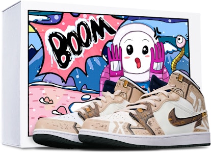 カスタムAJ1ミッド サイバーパンク風カーキ白 554725-075(TeamT-黑底战损卡其女S-BOX) Buy カスタムAJ1ミッド サイバーパンク風カーキ白 554725-075(TeamT-黑底战损卡其女S-BOX)