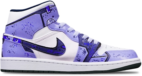 Zapatillas personalizadas Air Jordan 1 Mid "Cyberpunk Gundam" 554724-075(TeamT-黑底战损蓝紫白S-BOX) Order Zapatillas personalizadas Air Jordan 1 Mid "Cyberpunk Gundam" 554724-075(TeamT-黑底战损蓝紫白S-BOX)