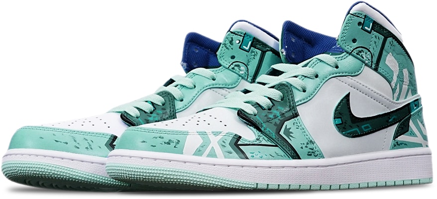 Zapatillas Personalizadas Air Jordan 1 Mid "Cyberpunk Gundam" 554724-413(TeamT-战损机械绿白S-BOX) Shop Zapatillas Personalizadas Air Jordan 1 Mid "Cyberpunk Gundam" 554724-413(TeamT-战损机械绿白S-BOX)