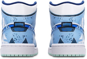 에어 조던 1 미드 '사이버펑크 건담 스모그 블루' (커스텀) 554724-413(TeamT-战损机械雾霾蓝S-BOX) Shop 에어 조던 1 미드 '사이버펑크 건담 스모그 블루' (커스텀) 554724-413(TeamT-战损机械雾霾蓝S-BOX)
