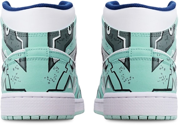 【訂製球鞋】Jordan Air Jordan 1 Mid 賽博朋克 戰損高達 三角機械風 手繪 限量特殊鞋盒 中幫 復古籃球鞋 男款 綠白 Purchase 【訂製球鞋】Jordan Air Jordan 1 Mid 賽博朋克 戰損高達 三角機械風 手繪 限量特殊鞋盒 中幫 復古籃球鞋 男款 綠白