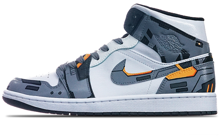 [Custom Shoes] Air Jordan 1 Mid 'Cyberpunk Island Green'