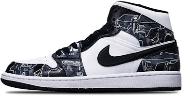 カスタムAJ1ミッド "サイバーパンク島緑" 554724-132(Teamone-男款赛博朋克黑白Z) Buy カスタムAJ1ミッド "サイバーパンク島緑" 554724-132(Teamone-男款赛博朋克黑白Z)