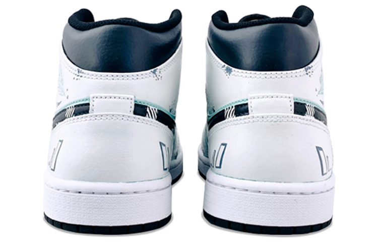 Purchase 【カスタムシューズ】エアジョーダン1 ミッド 'サイバーパンク アイランドグリーン プレイド' 554724-132(Team36-男款破坏格纹渐变薄荷绿)