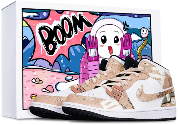 커스텀 에어 조던 1 미드 '사이버펑크 카키-화이트' 554725-075(TeamT-战损II卡其女S-BOX) Buy 커스텀 에어 조던 1 미드 '사이버펑크 카키-화이트' 554725-075(TeamT-战损II卡其女S-BOX)