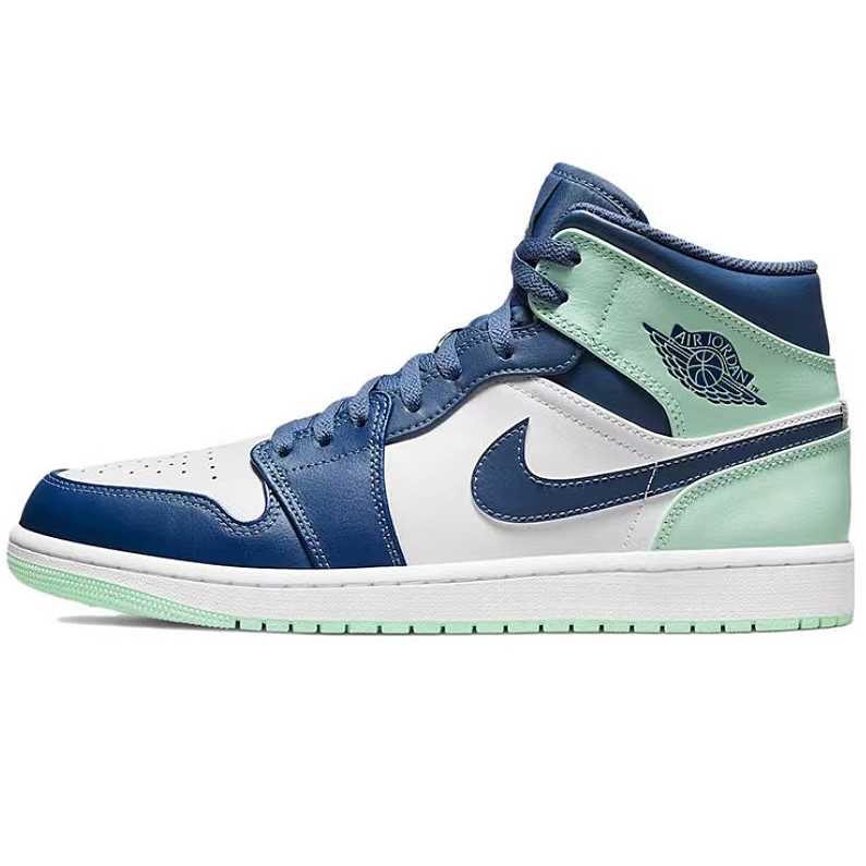 Details for [Zapatillas Personalizadas] Air Jordan 1 Mid 'Cyberpunk Caqui-Blanco' 554724-413(TeamT-战损机械卡其白S-BOX)