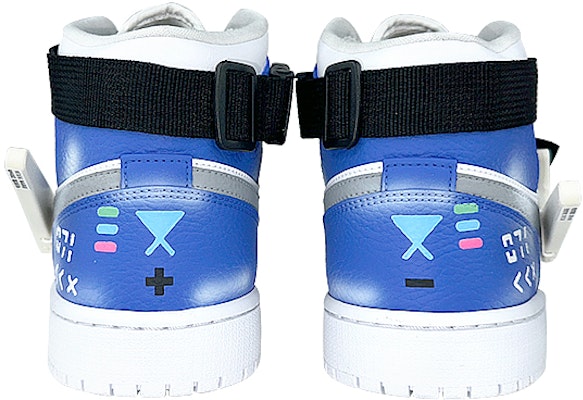 【訂製球鞋】 Jordan Air Jordan 1 是在玩鞋 發光 賽博龐克LED鉤 紮帶 中筒 復古籃球鞋 男款 Details for 【訂製球鞋】 Jordan Air Jordan 1 是在玩鞋 發光 賽博龐克LED鉤 紮帶 中筒 復古籃球鞋 男款