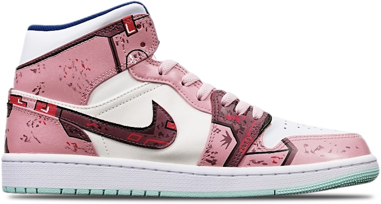 【定制球鞋】 Jordan Air Jordan 1 Mid 賽博朋克戰損高達機械風 手繪 限量特殊鞋盒 中幫 復古籃球鞋 男款 藕白 Lookbook 【定制球鞋】 Jordan Air Jordan 1 Mid 賽博朋克戰損高達機械風 手繪 限量特殊鞋盒 中幫 復古籃球鞋 男款 藕白