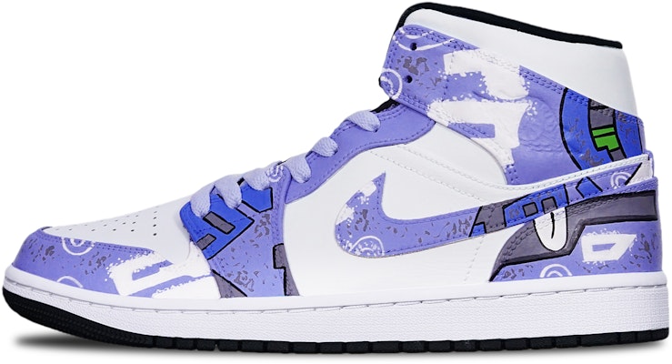에어 조던 1 미드 "사이버펑크 메카 보라 파흰" 554724-075(TeamT-战损II型紫蓝S-BOX) Order 에어 조던 1 미드 "사이버펑크 메카 보라 파흰" 554724-075(TeamT-战损II型紫蓝S-BOX)
