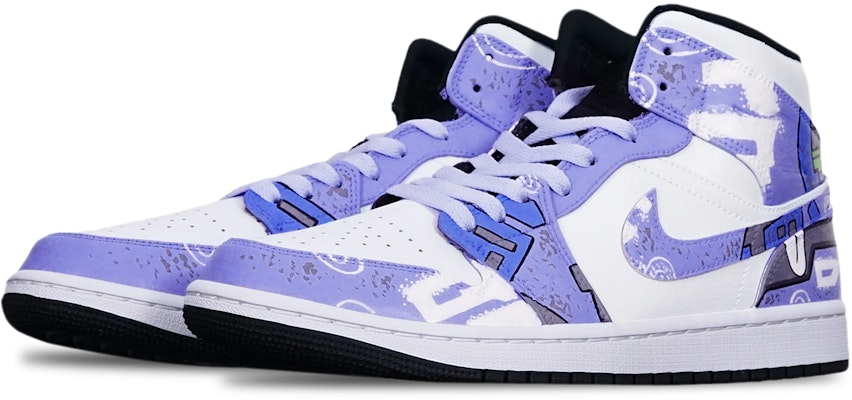 에어 조던 1 미드 "사이버펑크 메카 보라 파흰" 554724-075(TeamT-战损II型紫蓝S-BOX) Shop 에어 조던 1 미드 "사이버펑크 메카 보라 파흰" 554724-075(TeamT-战损II型紫蓝S-BOX)