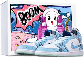 カスタムAJ1ミッド「サイバーパンク・メカ・スモーキーブルー」 554724-413(TeamT-三角机械雾霾蓝S-BOX) Buy カスタムAJ1ミッド「サイバーパンク・メカ・スモーキーブルー」 554724-413(TeamT-三角机械雾霾蓝S-BOX)