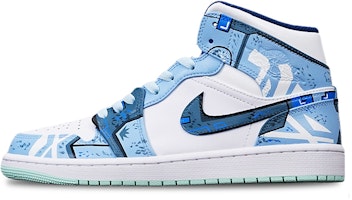 Jordan 1 Mid "Navidad Cyberpunk" Azul Blanco 554724-413(TeamT-圣诞机械雾霾蓝S-BOX) Order Jordan 1 Mid "Navidad Cyberpunk" Azul Blanco 554724-413(TeamT-圣诞机械雾霾蓝S-BOX)
