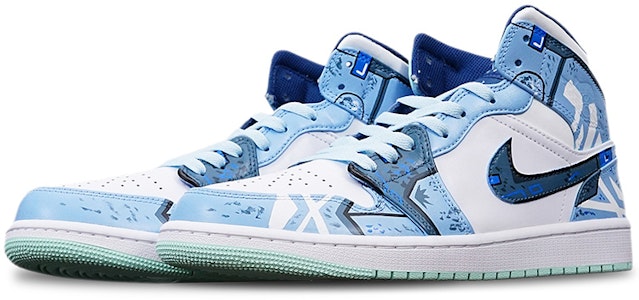 Jordan 1 Mid "Navidad Cyberpunk" Azul Blanco 554724-413(TeamT-圣诞机械雾霾蓝S-BOX) Shop Jordan 1 Mid "Navidad Cyberpunk" Azul Blanco 554724-413(TeamT-圣诞机械雾霾蓝S-BOX)