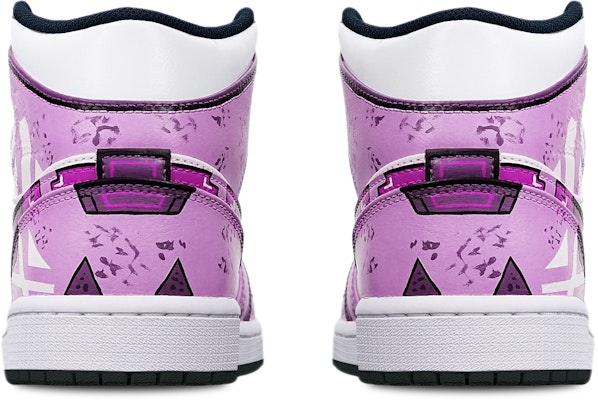 【定制球鞋】Jordan Air Jordan 1 Mid 賽博朋克 機械風 限量鞋盒 中幫 復古籃球鞋 男女同款 紫紅白 Shop 【定制球鞋】Jordan Air Jordan 1 Mid 賽博朋克 機械風 限量鞋盒 中幫 復古籃球鞋 男女同款 紫紅白