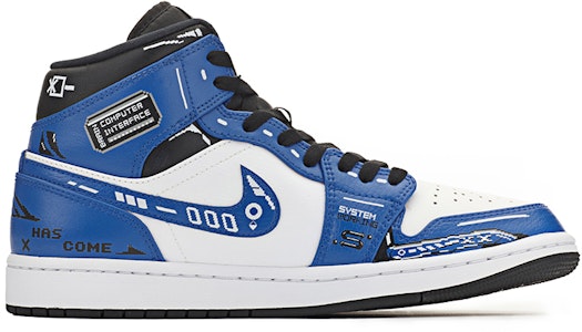 에어 조던 1 미드 '사이버펑크 픽셀 블루' 554724-170(TeamA-AJ1男款赛博闪电蓝) Order 에어 조던 1 미드 '사이버펑크 픽셀 블루' 554724-170(TeamA-AJ1男款赛博闪电蓝)