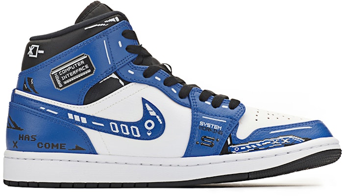 Jordan 1 Mid "Cyberpunk Pixel Azul" 554724-170(TeamA-AJ1男款赛博闪电蓝) Order Jordan 1 Mid "Cyberpunk Pixel Azul" 554724-170(TeamA-AJ1男款赛博闪电蓝)
