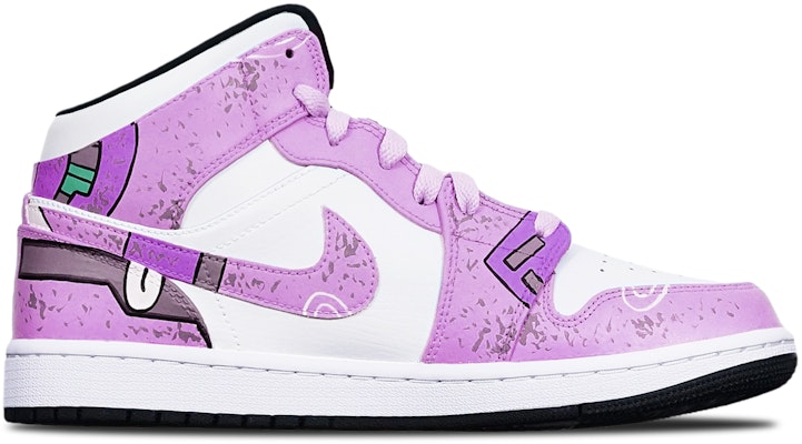 사이버펑크 퍼플 레드 에어 조던 1 미드 (커스텀) 554725-075(TeamT-战损II紫红女S-BOX) Order 사이버펑크 퍼플 레드 에어 조던 1 미드 (커스텀) 554725-075(TeamT-战损II紫红女S-BOX)