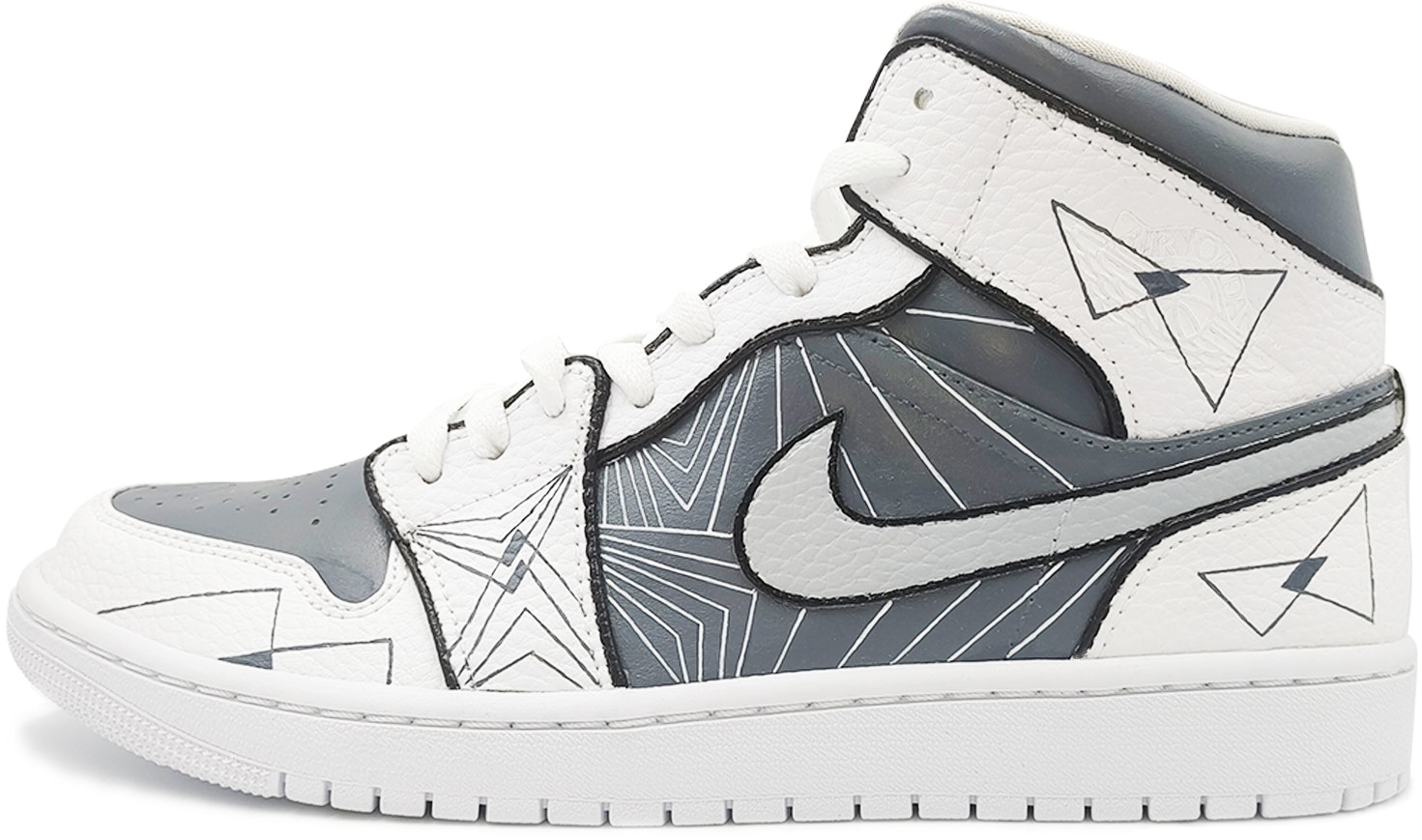 custom-shoes-air-jordan-1-mid-cyberpunk-stripes-white-black